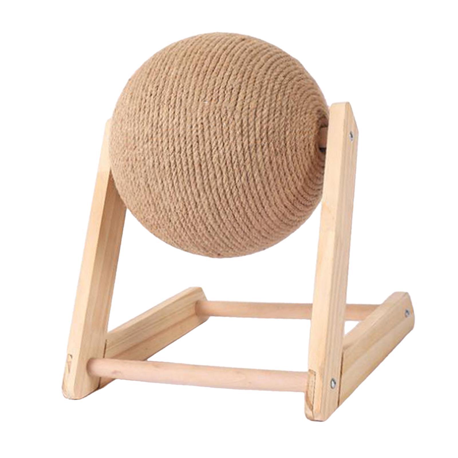 Cat Scratcher Toy Exercise Rotatable Ball Rest Kitty Cat Scratching Ball Toy