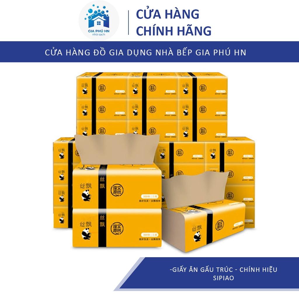 Combo 5 Gói Giấy Gấu Trúc Chính Hiệu Spiao, Giấy Gấu Trúc Hàng Nội Địa Trung Siêu Dai, Gói 300 Tờ