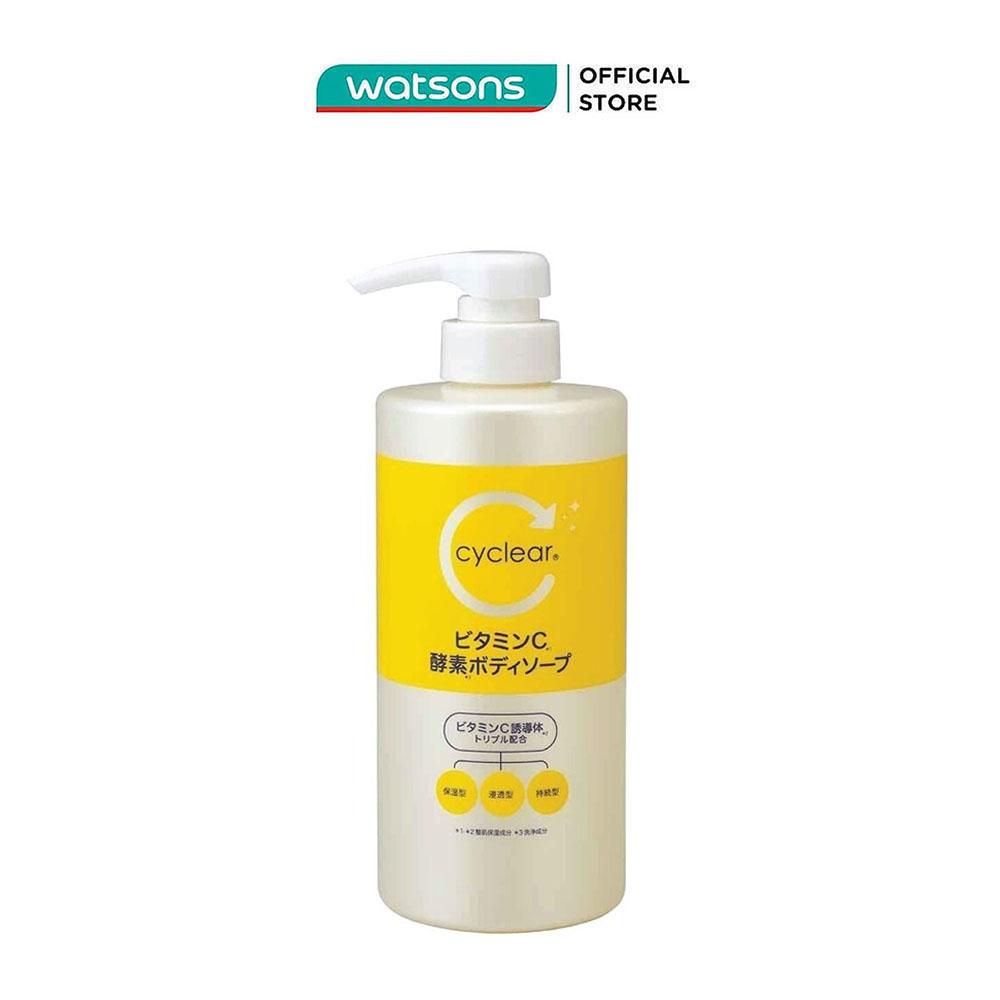 Sữa Tắm Dưỡng Sáng Mịn Da Cyclear Vitamin C Enzyme Body Soap 500ml