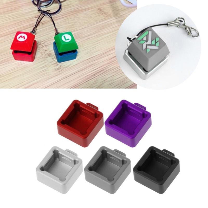 HSV Metal CNC Aluminum MX Switches Tester Base for Mechanical Keyboard Switches Keycap Keychain Toys Stress Relief Gifts