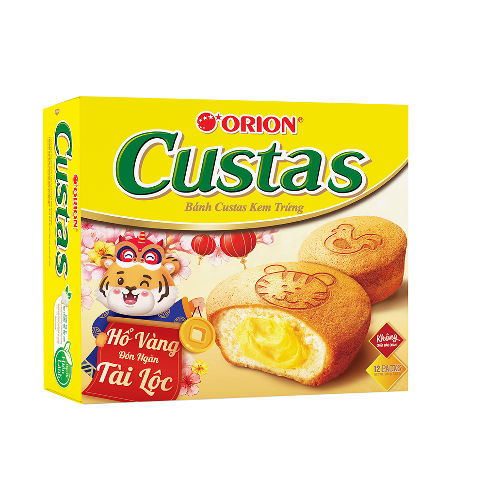 Bánh Custas Hộp 12 Cái