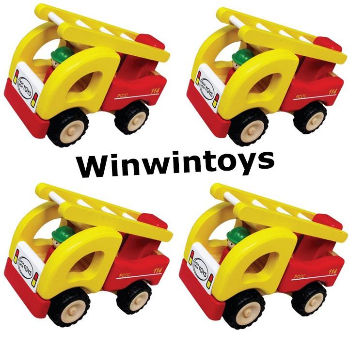 Đồ chơi gỗ Winwintoys - Xe thang cứu hỏa 62292