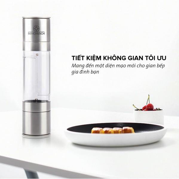 Máy xay tiêu cầm tay 2in1 inox 304 - AsiaMart