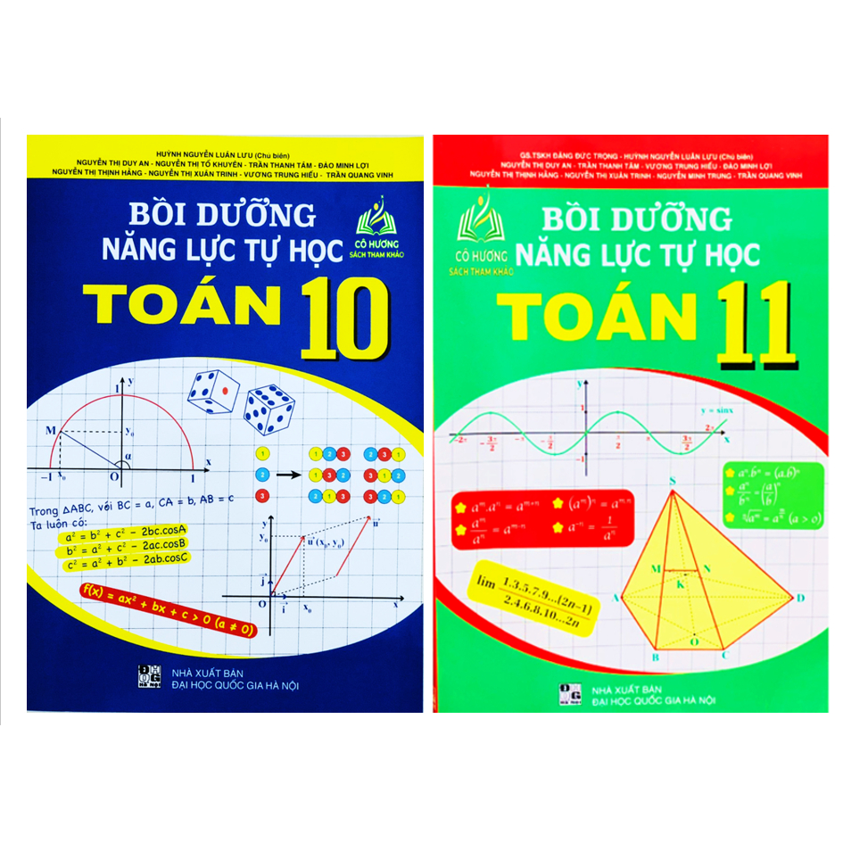 Sách - Combo 2 cuốn Bồi dưỡng năng lực tự học Toán 10 11