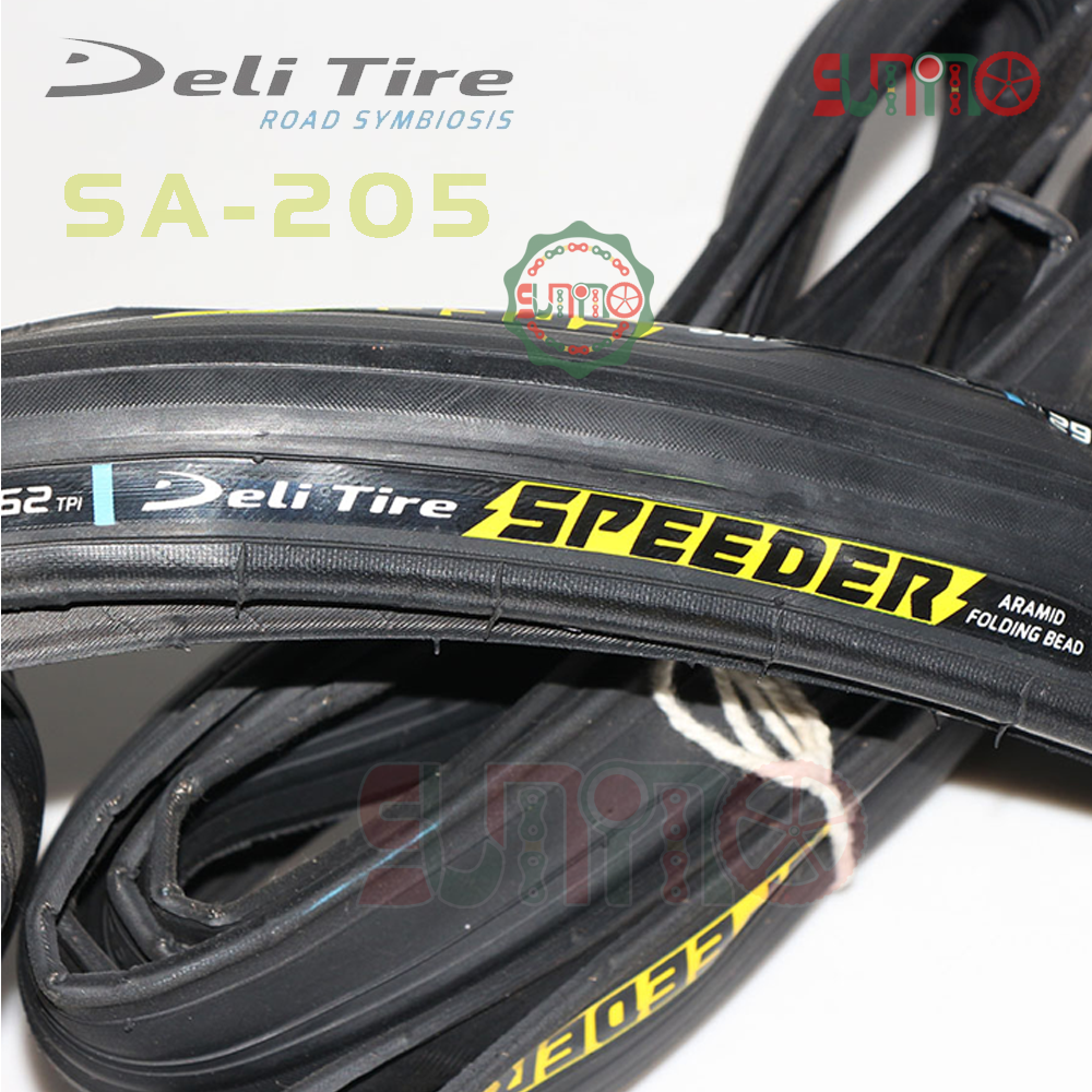 Vỏ gấp DELI Tire SA-205 Aramid 62TPI cho xe đạp đua