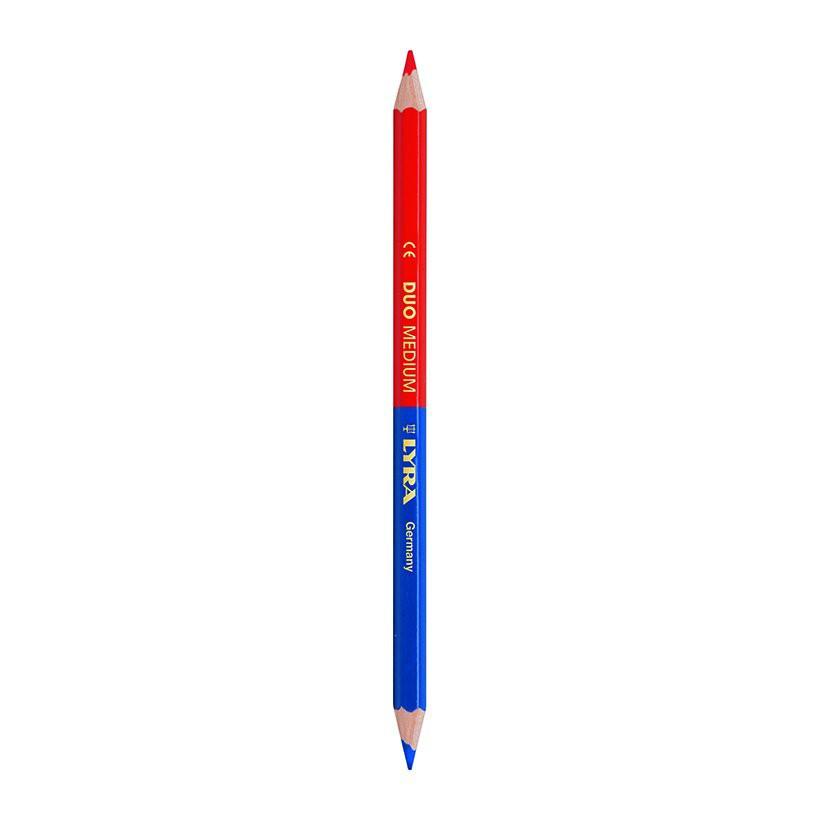 Bút chì nhập khẩu Đức LYRA Duo Medium 2640101 hai đầu xanh đỏ