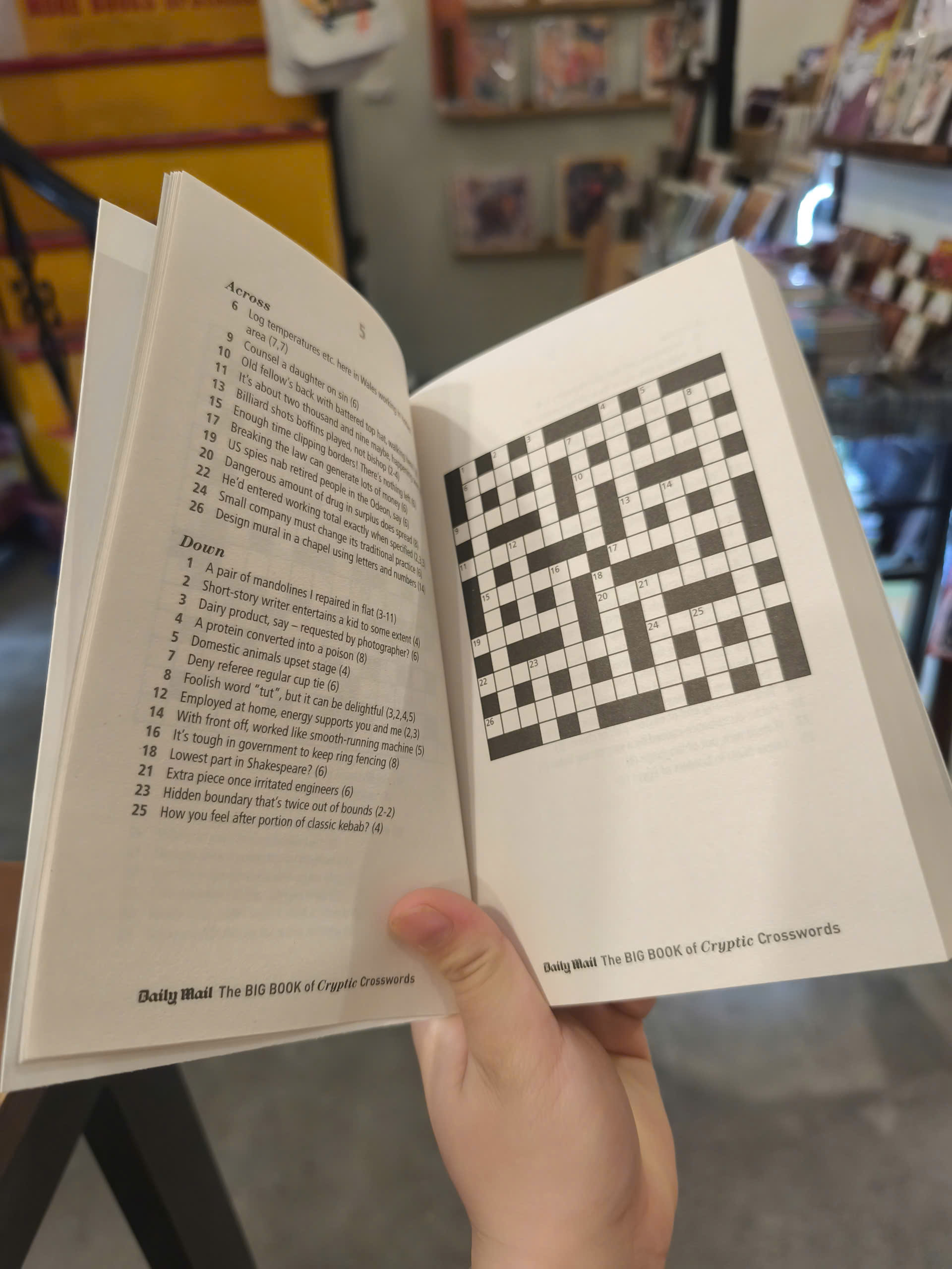 Sách - Big Book of Cryptic Crosswords 2 | Games / Ngoại văn Nhập khẩu UK / Trò chơi ô chữ giải trí