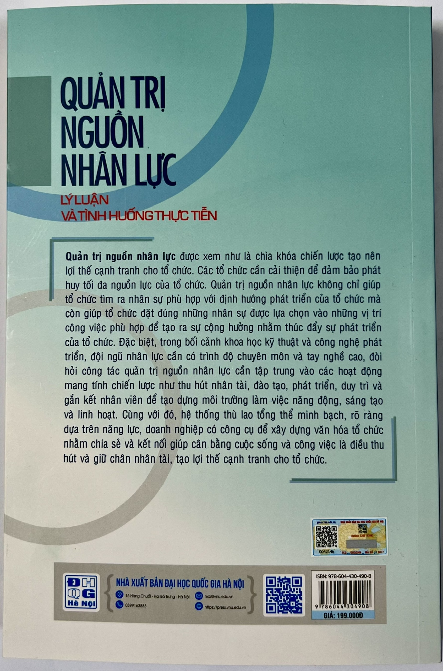 Sách - Quản Trị Nguồn Nhân Lực - Lý Luận Và Tình Huống Thực Tiễn