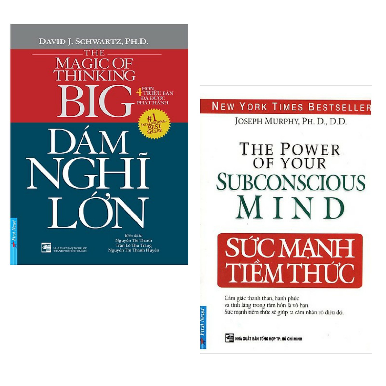 Combo Sách Hay:  Sức Mạnh Tiềm Thức (Tái Bản) +  Dám Nghĩ Lớn (Tái Bản 2019) - (Bộ 2 Cuốn / Sách Bán Chạy / Sách Dành Cho Người Muốn Thành Đạt /Tặng Kèm Postcard Greenlife)