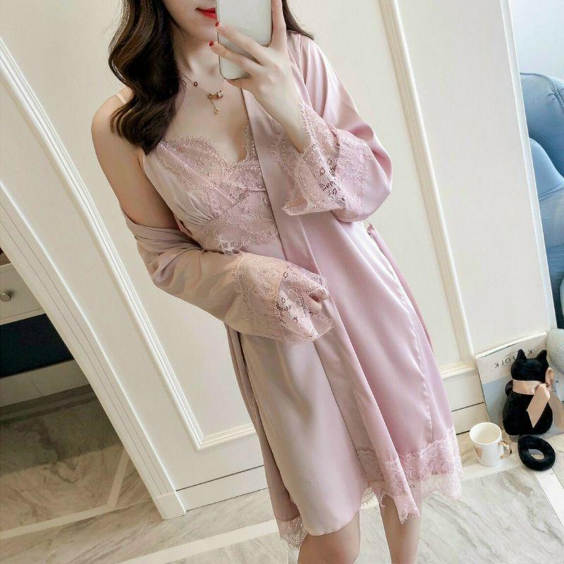 Set Váy Ngủ Lụa QCCC
