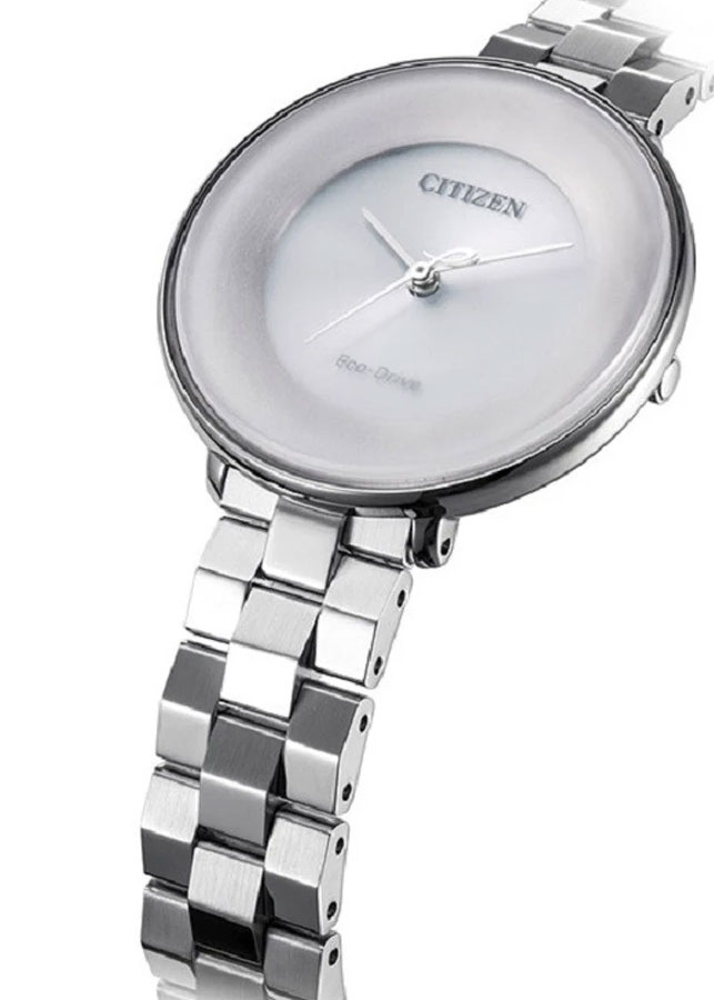 Đồng Hồ Nữ Citizen Dây Thép Không Gỉ EM0600-87A - Mặt Trắng (Sapphire)