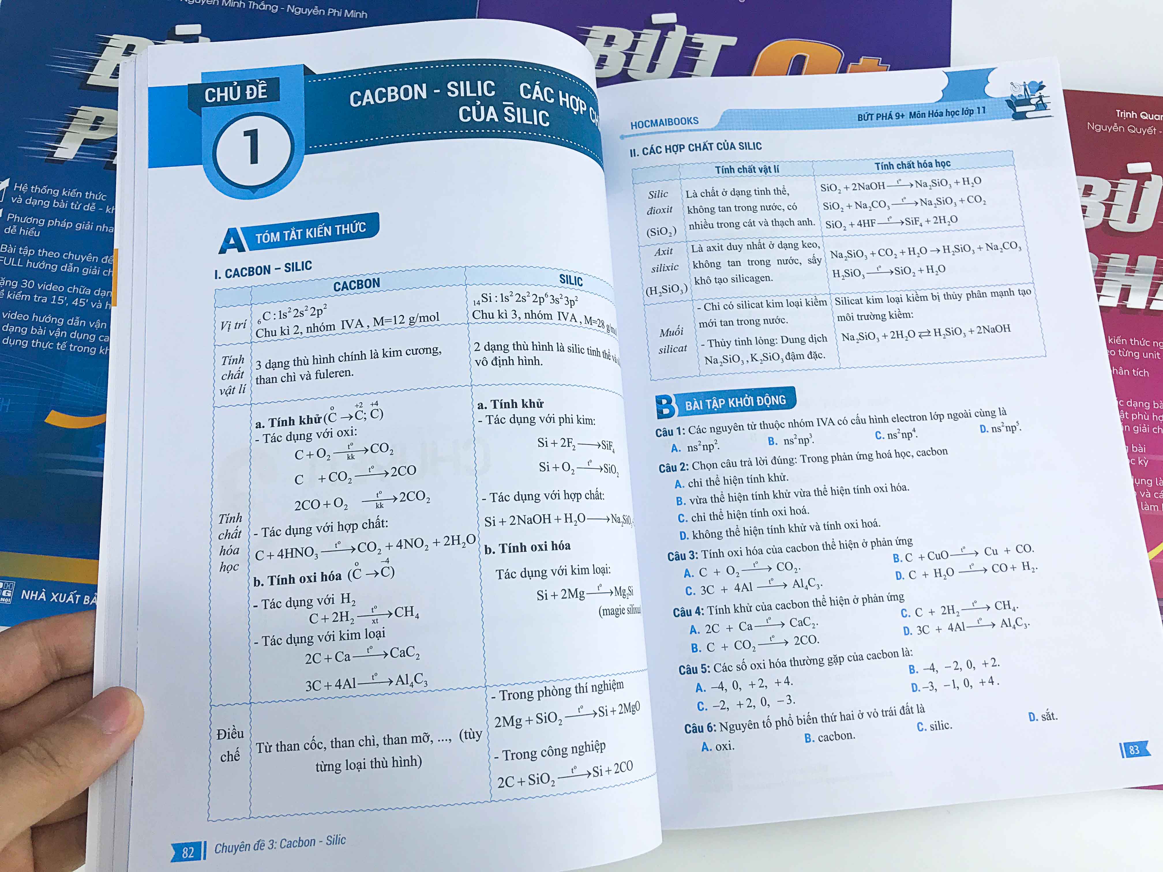 Sách Bứt Phá 9+ Môn Hóa Học Lớp 11