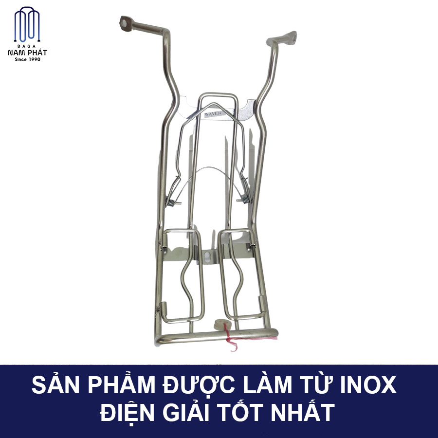 Baga giữa inox 10 li Wave RSX 2014 Đến RSX 2023 Nam Phát