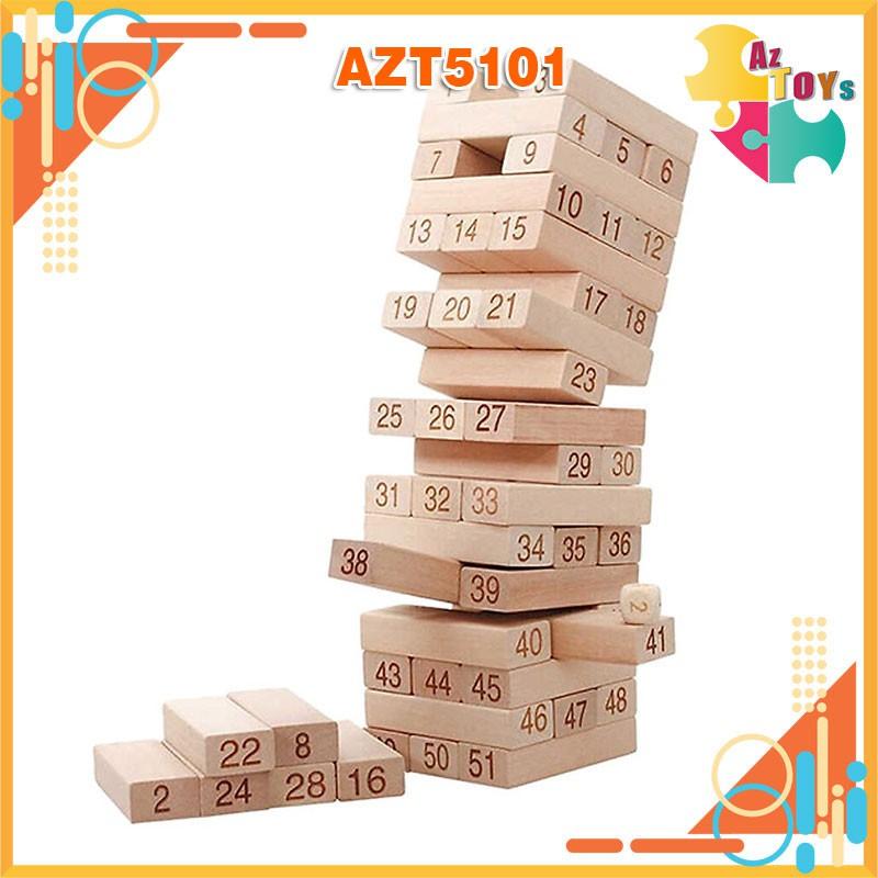 Bộ Đồ Chơi Rút Gỗ 48 PCS - AZT5101