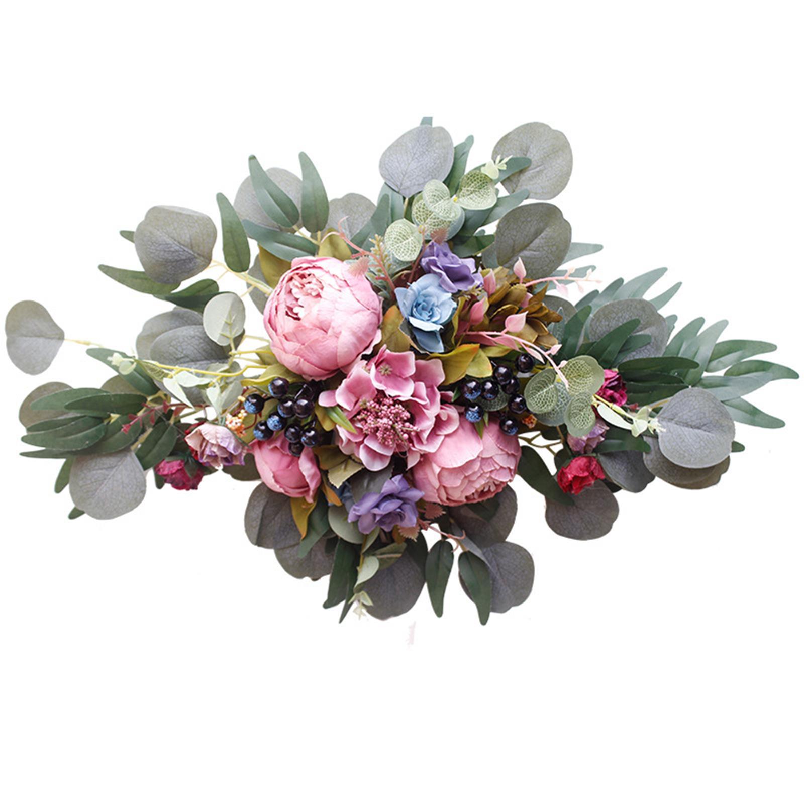 2Pcs Wedding Arch Flower Background Wall Decoration for Ceremony Reception