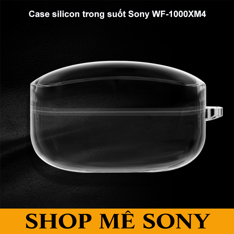 Case silicon trong suốt cho Sony WF-1000XM4