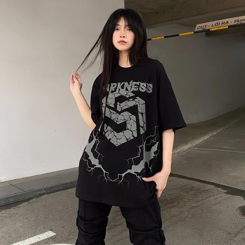 Áo Thun Unisex DARKNESS TEE Change Your Mind Form Oversize 100% cotton - Áo phông Local Brand chính hãng