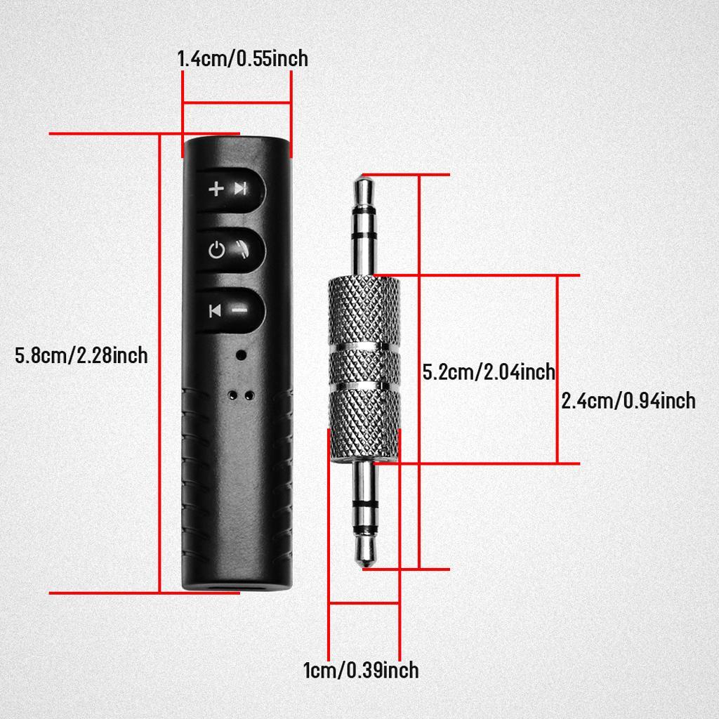 3.5mm Jack Car Automotive Wireless Bluetooth Adapter AUX Audio Music Receiver
