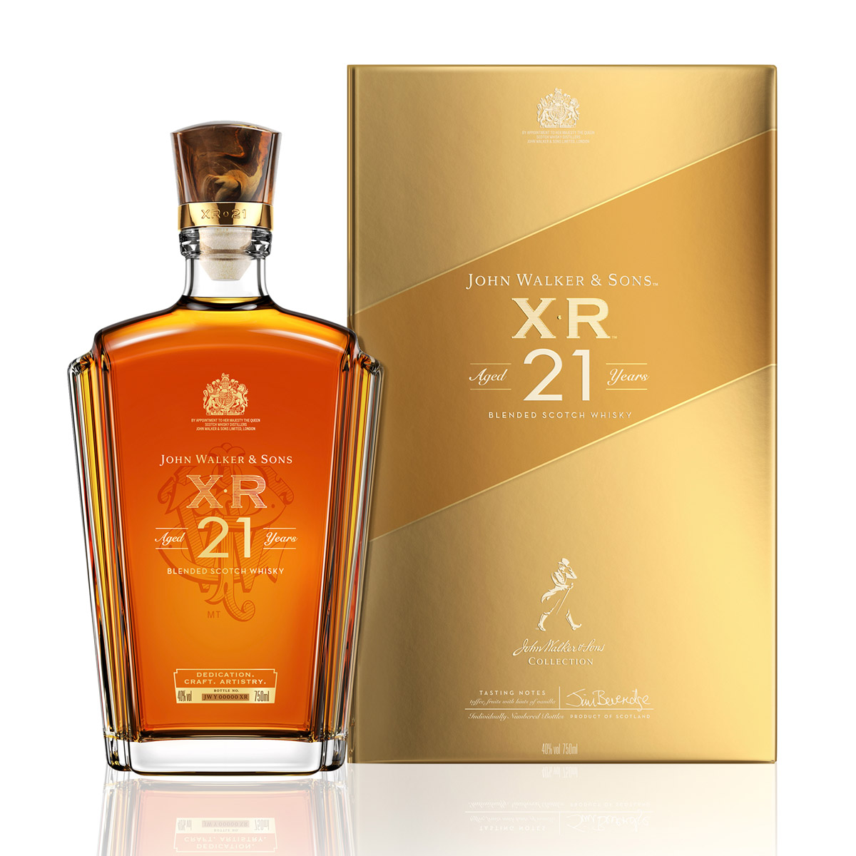 Rượu John Walker & Sons XR Aged 21YO Blended Scotch Whisky 40% 750ml