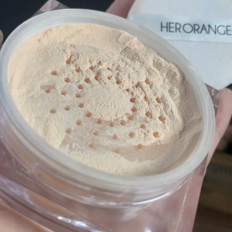 Phấn Phủ HERORANGE Kiềm Dầu Dùng Để Trang Điểm Da Mặt Lâu Trôi Chống Thấm Nước