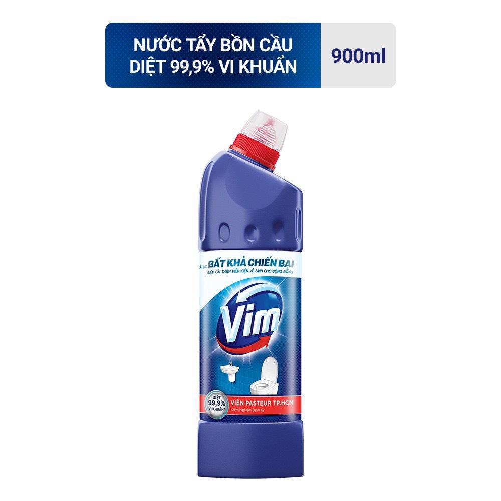 Nước Tẩy Bồn Cầu Nhà Tắm Vim 880ml Mẫu Mới Cho Nhà Tắm Luôn Sạch Bóng