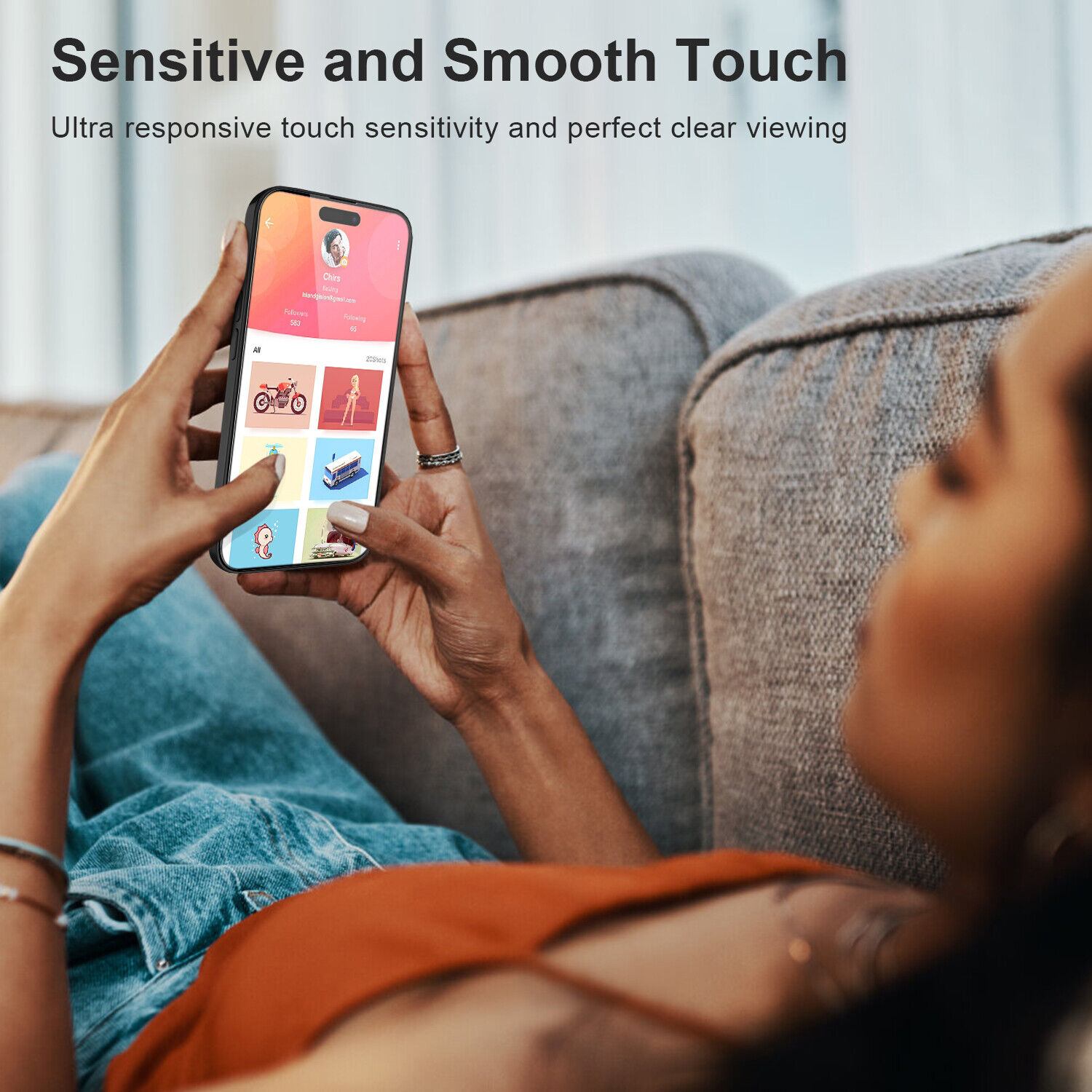 Miếng dán kính cường lực dành cho iPhone 14 Pro / 14 Pro Max hiệu HOTCASE HBO - hàng nhập khẩu