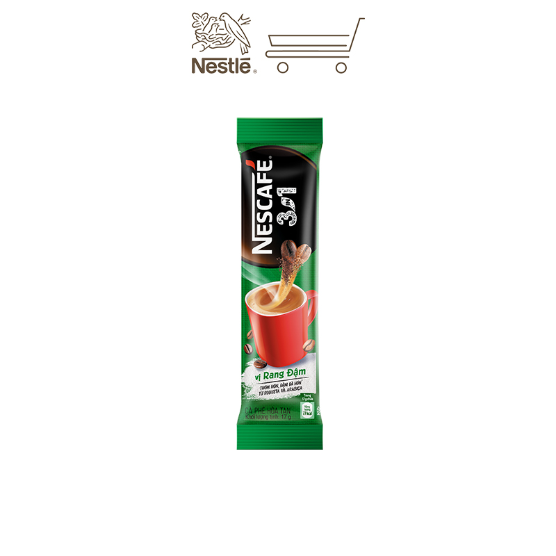 Combo 2 hộp cà phê NESCAFÉ 3IN1 VỊ RANG ĐẬM - công thức cải tiến (Hộp 20 gói x 16g)