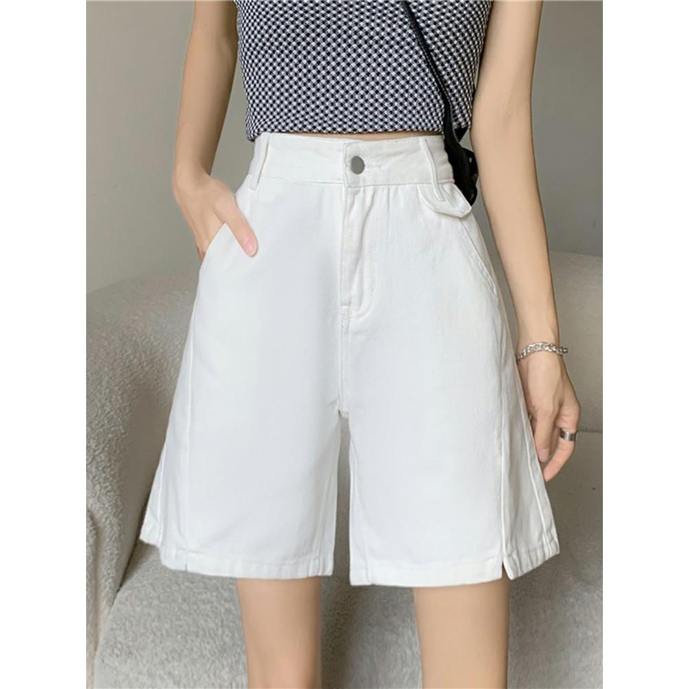 Quần Bò Dáng Ngố , Quần Short Jean Nữ Ống Rộng phong cách ulzzang