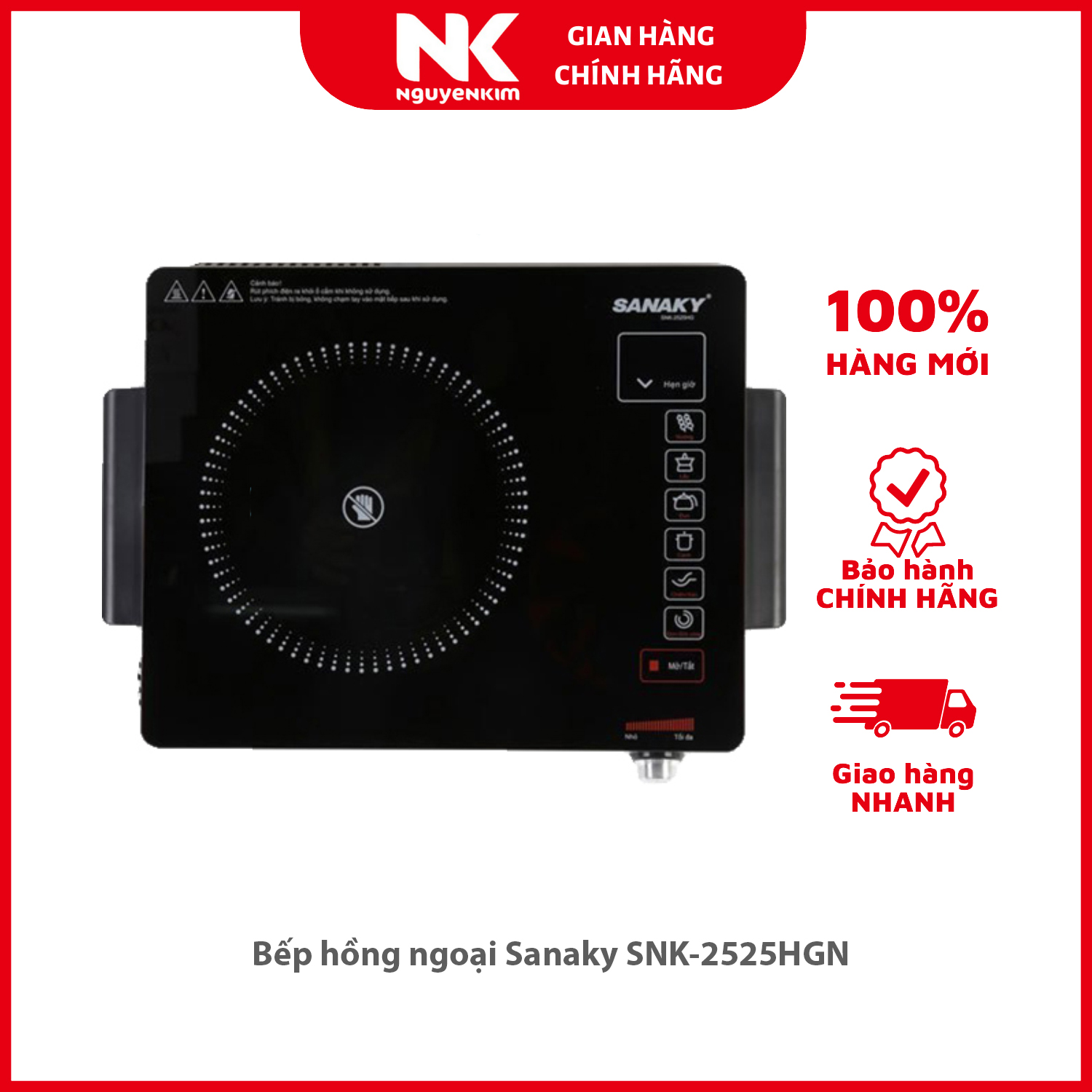 Bếp hồng ngoại Sanaky SNK-2525HGN - Hàng chính hãng