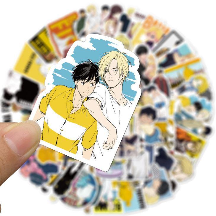 Sticker dán cao cấp Anime Nhật Bản BANANA FISH Cực COOL ms#141