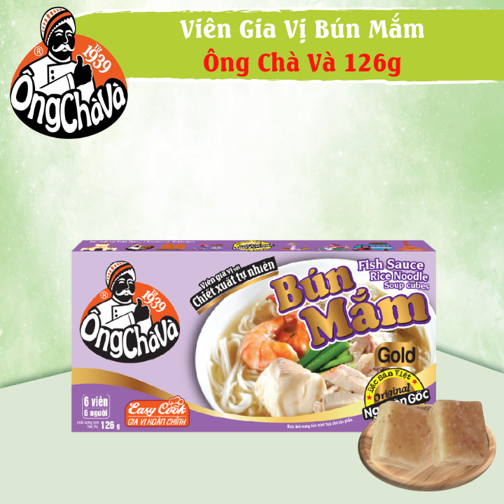 Viên Gia Vị Bún Mắm Ông Chà Và Gold 126gr