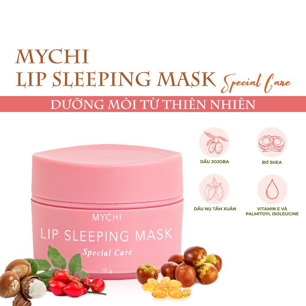 Son môi Mychi - son ủ dưỡng môi Mychi Sleeping Mask