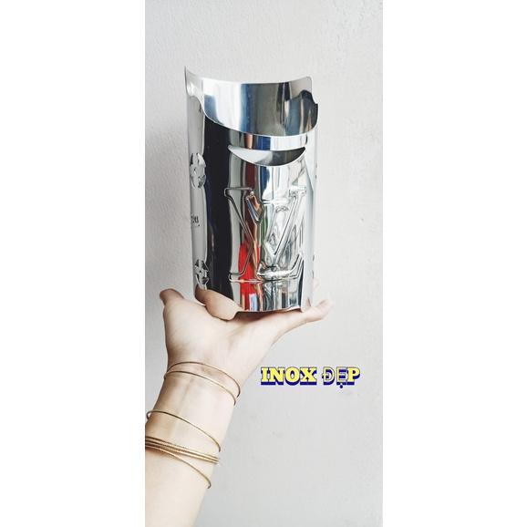Ống đựng đũa thìa 2 ngăn để bàn, Ống đũa muỗng Inox 304 để bàn cao cấp sang trọng bền lâu
