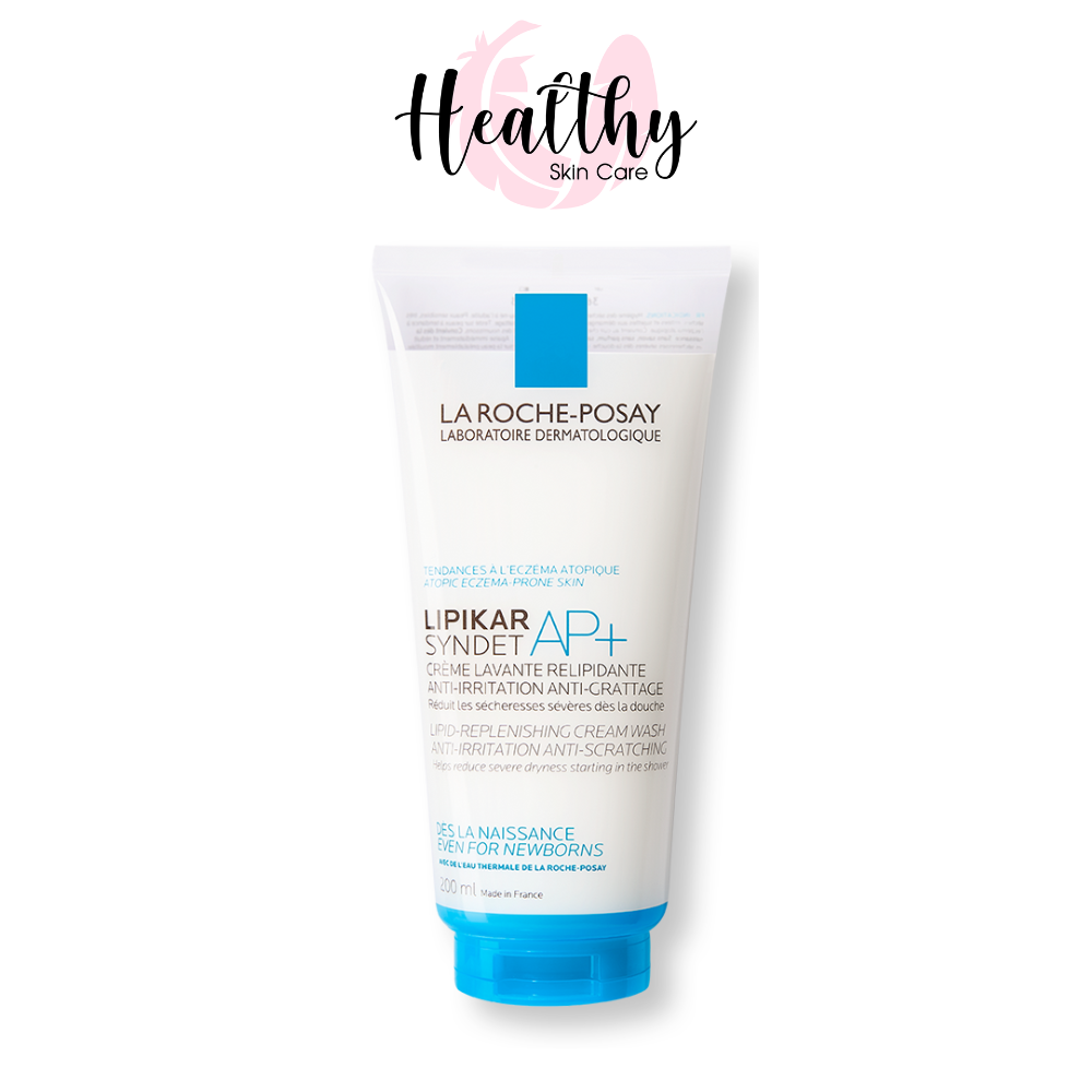 Sữa Rửa Mặt Và Tắm Cho Da Khô, Da Nhạy Cảm, Mẫn Ngứa La Roche-Posay Lipikar Syndet AP+ Cream