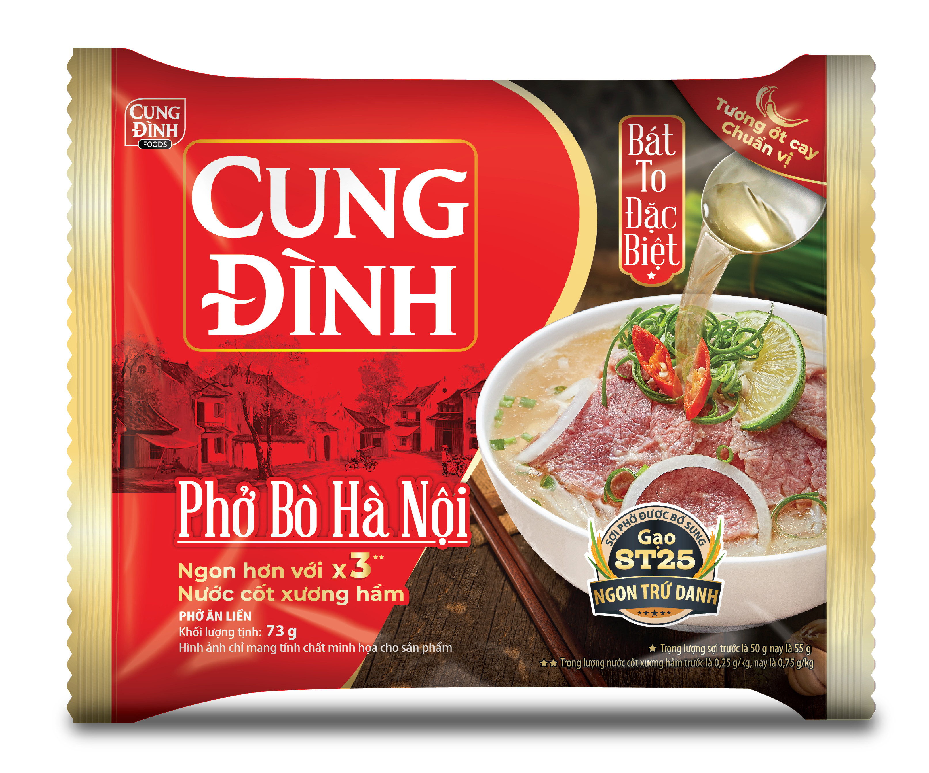 Thùng Phở Bò Hà Nội Micoem Cung Đình (30 Gói)