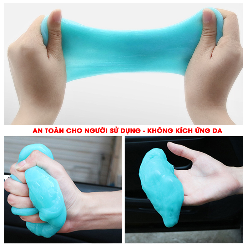 Gel Vệ Sinh, Slime Vệ Sinh Xe Ô Tô Siêu Sạch SUPER CLEAN An Toàn Cho Xe Hơi