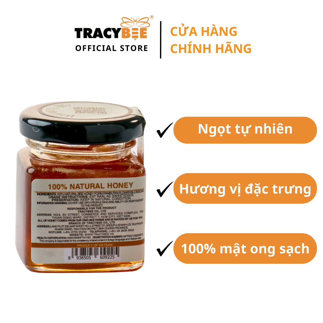 Mật ong hoa chôm chôm 50ml