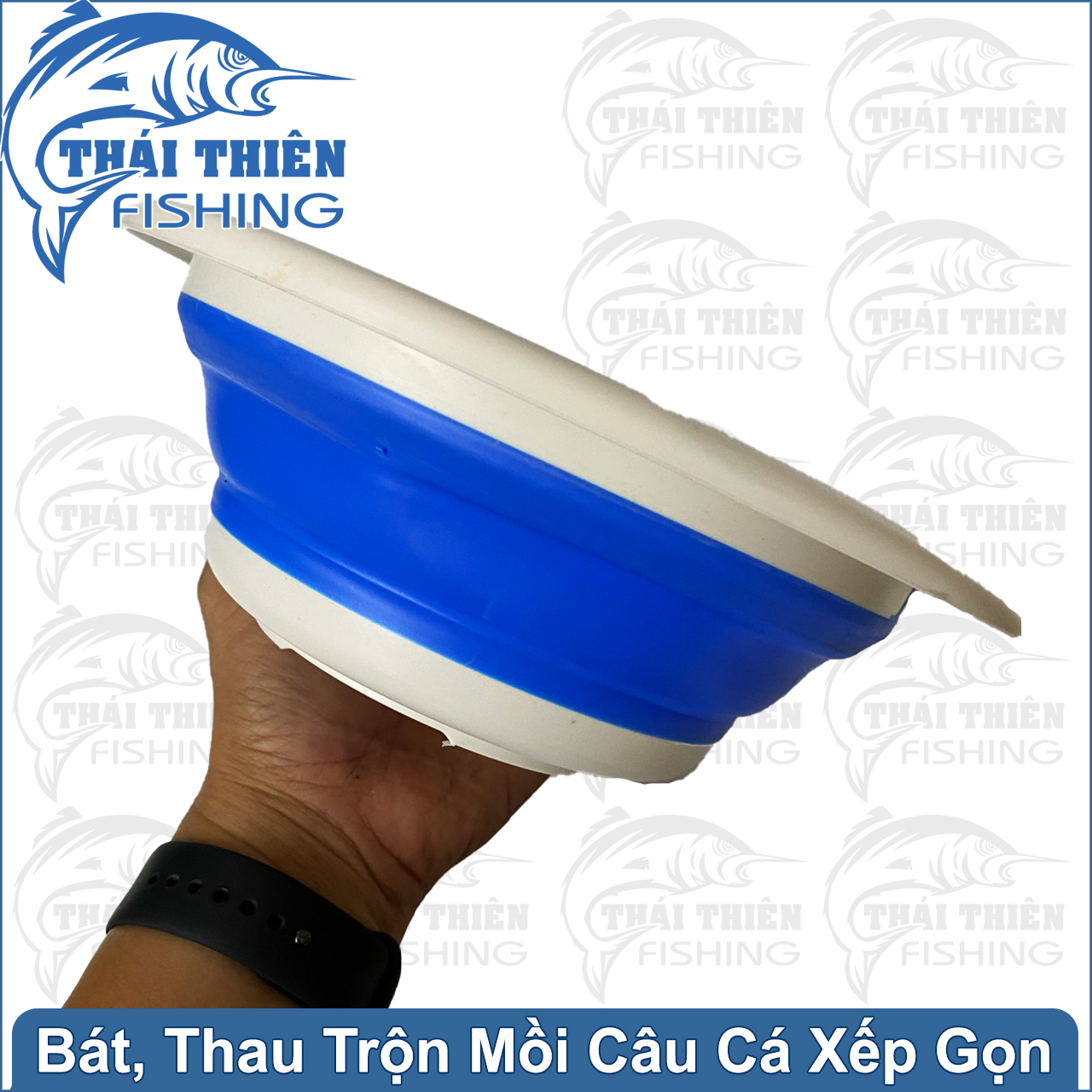 Bát Trộn Mồi Câu Cá Thau Pha Mồi Xếp Gọn Tiện Lợi