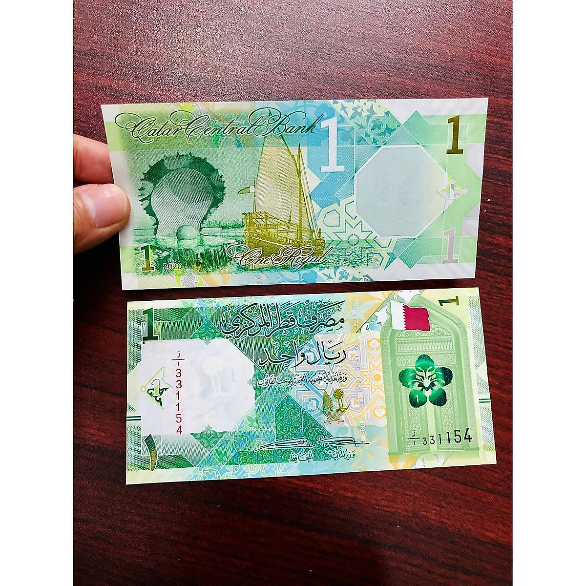 Tờ tiền thuận buồm xuôi gió Qatar ở Trung Đông, tiền phong thủy sưu tầm