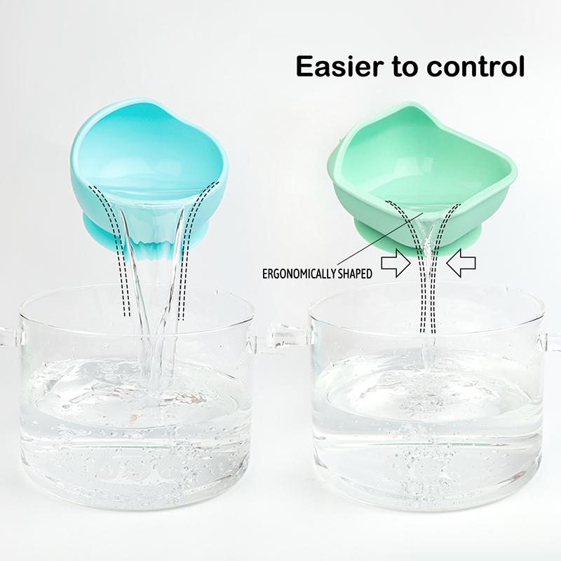 1 Bộ Silicone Cho Bé BÁt Ăn Thực Phẩm Chống Tràn Hút Xoay Bát Học Món Ăn Bộ Đồ Ăn Trẻ Em Đĩa