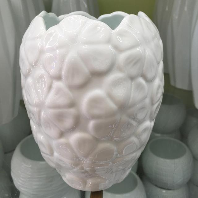 Lọ hoa 3 D gốm sứ Bát Tràng