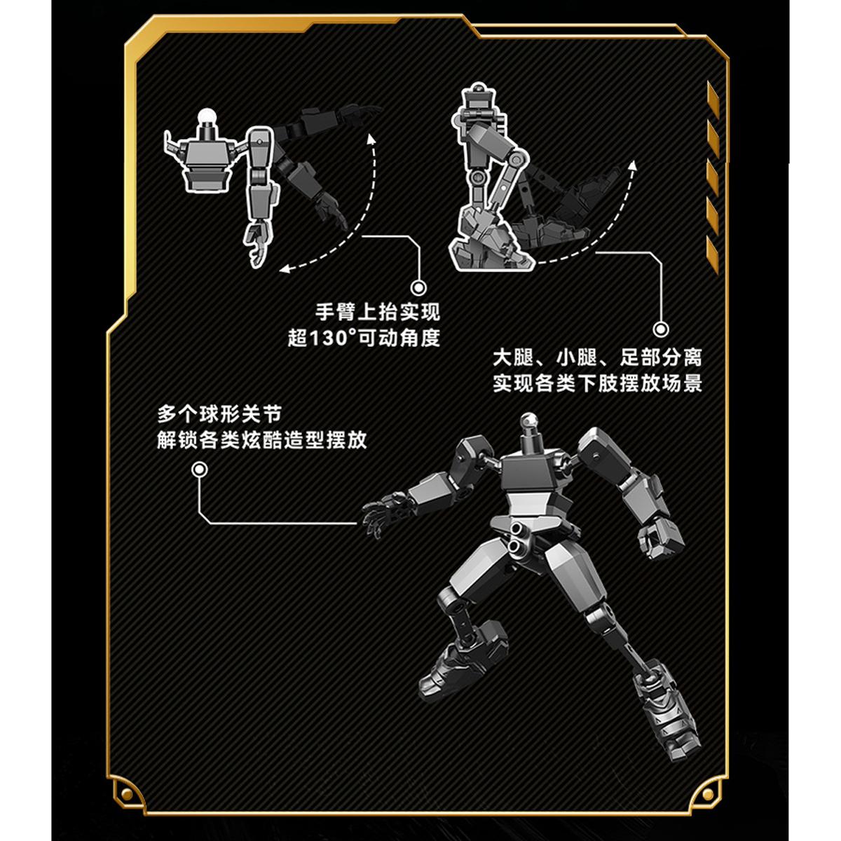 Đồ Chơi Lắp Ráp Model Kit Nhân Vật Ngẫu Nhiên 7 Trong 1 - Sembo 900019