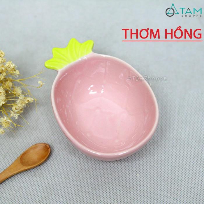 Bát ăn dặm cho bé bằng gốm hình rau củ quả dễ thương