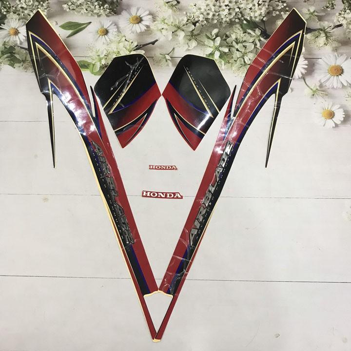 Bộ tem dán dành cho xe Airblade đời 2008 - 2009 màu ĐỎ - A804
