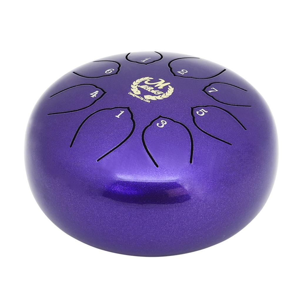 6inch Lotus Steel Tongue Drum Best Sound W/ Mallets