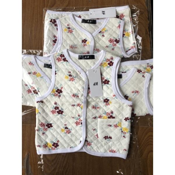 -Áo khoác gile sơ sinh trần tám cho bé hàng xuất dư lẻ size