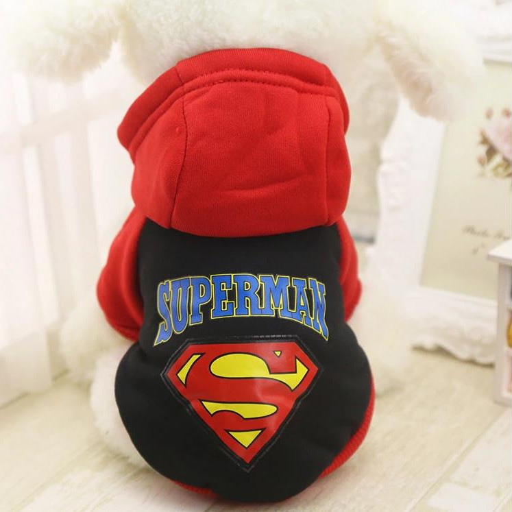 Áo siêu nhân hoodie cho chó mèo - Genyo Closthes 002