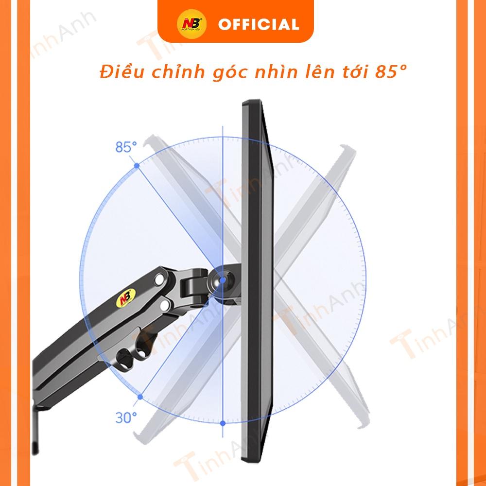 Giá Treo 2 Màn Hình NB-H180 22-32 Inch New 2021 Gắn Bàn Xoay 360 Độ Hàng Chính Hãng