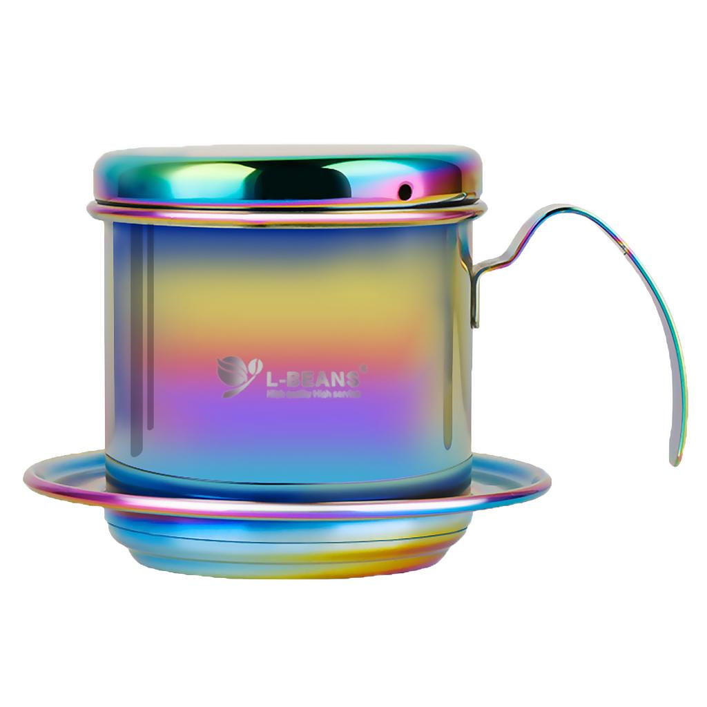 Colorful Coffee Dripper Hand Drip Espresso Maker Dripper Pot Stainless Steel