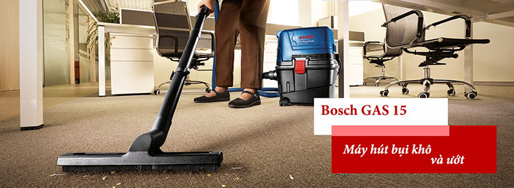 Máy Hút Bụi Bosch GAS 15 - Hàng Chính Hãng